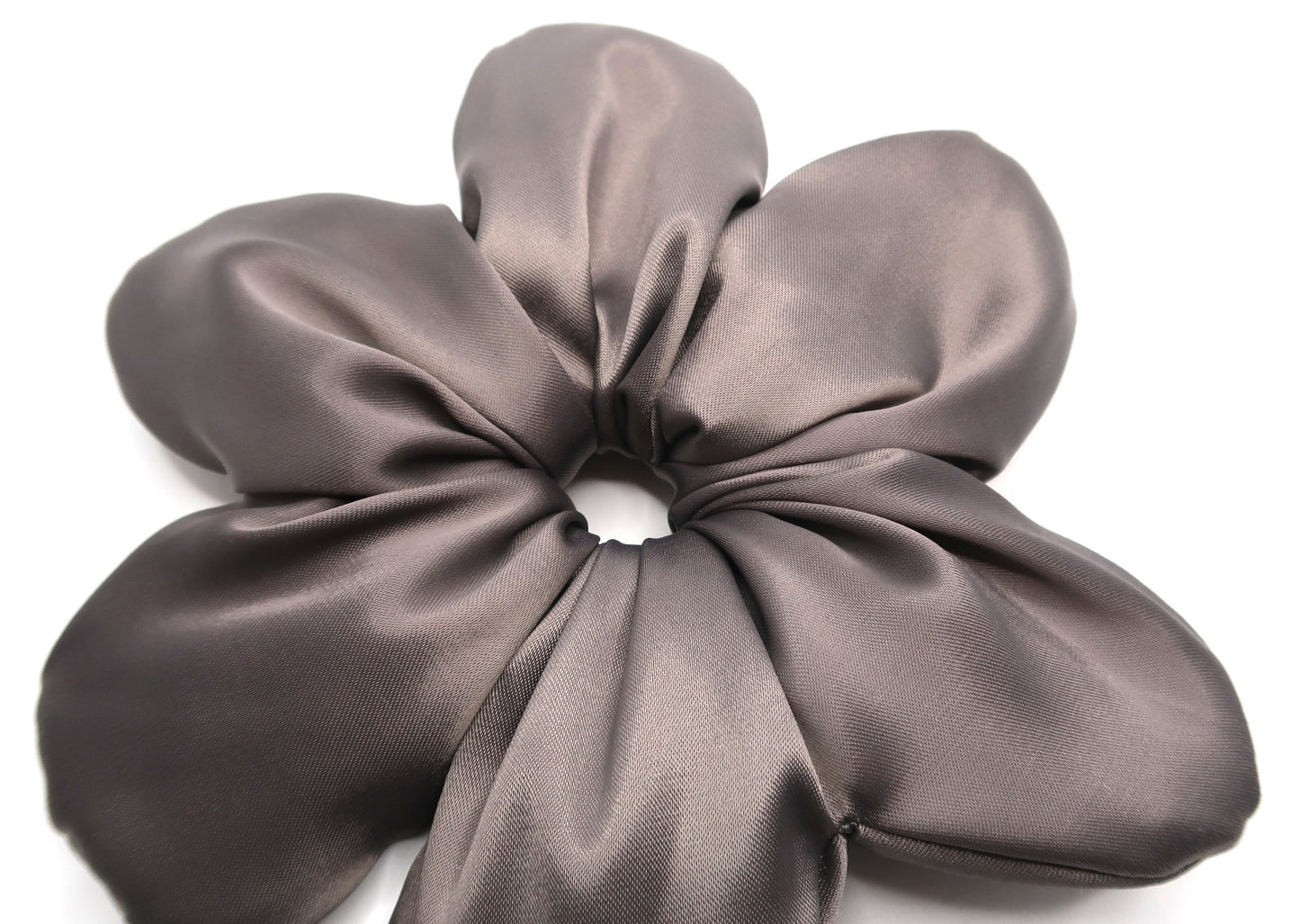 Lilac Oversized Flower Scrunchies